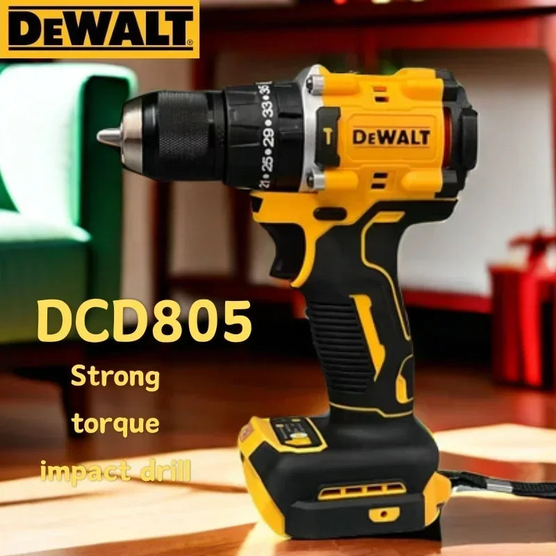 "2025 New!" DEWALT DCD805 20V High - Performance Brushless Cordless Impact Drill & Screwdriver - Ideal for Pros & DIYers
