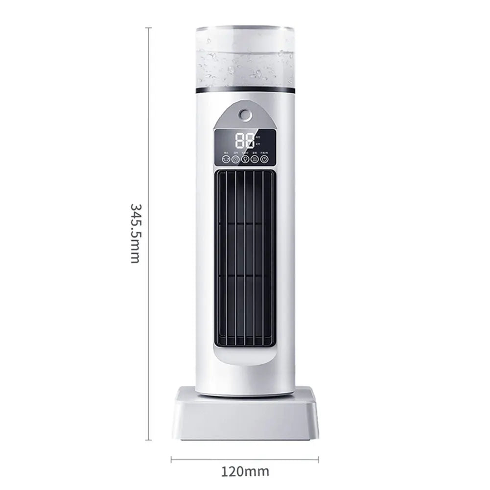 Bladeless Desktop Tower Fan Cooling Air Conditioner Standing Fan 6 Win