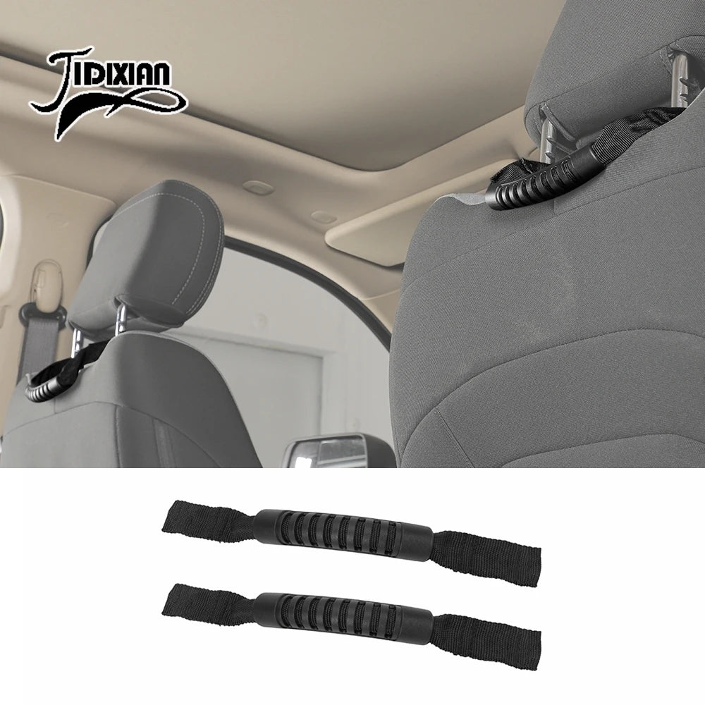 JIDIXIAN Car Seat Headrest Grab Handle for Jeep for Dodge for Ford F150 for Jimny for Chevrolet for GMC for Chrysler for 4Runner