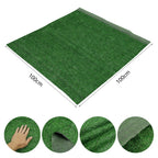 Artificial Turf Grass 1cm Grass Height High Density Realistic Carpet Synthetic Lawn Rug Garden Decor Natural False Grass Rug
