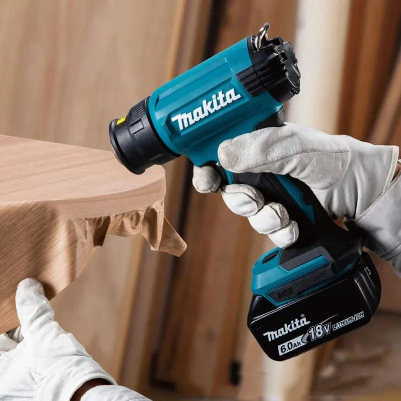 Makita DHG181 Heat Gun Rechargeable 18V Lithium Hot Air Gun High Power Wireless Film Plastic Welding Shrink Baking Gun 550°C