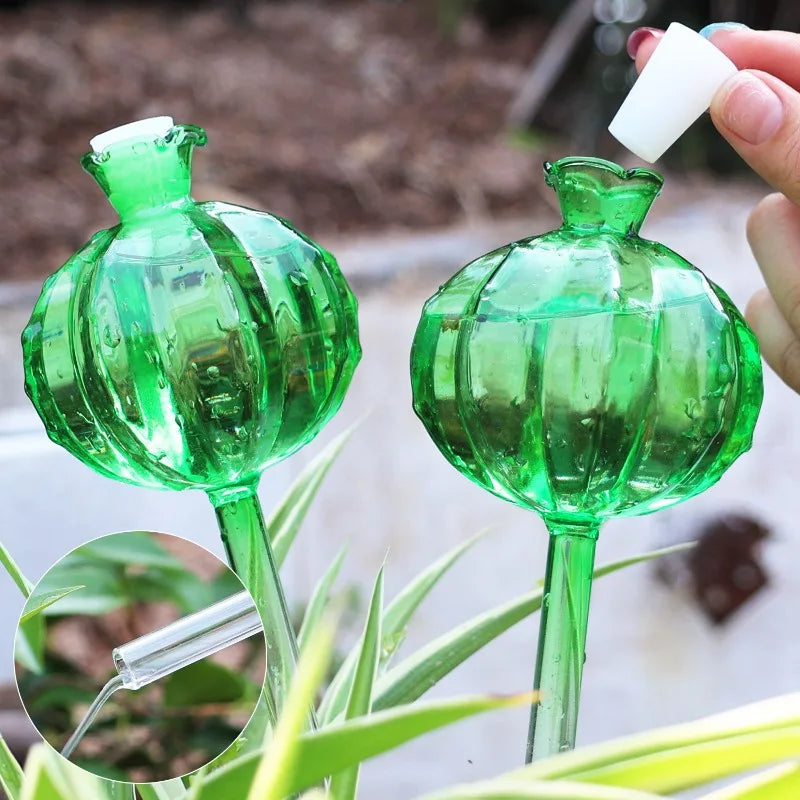 Self Watering Kits Glass Waterers Drip Irrigation Devices Plant Watering Device Gardening Indoor Flowers Plant Irrigation System