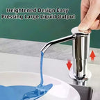 Kitchen Sink Soap Dispenser Detergent With Storage Rack Hand Pressure Liquid Dispenser Extension Tube Kit Kitchen Accessories