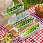Transparent cover storage box, kitchen storage accessory, for organizing and storing in the kitchen or refrigerator