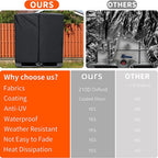 IBC Tote cover 330 gallon zipper 210D&420D heavy sunscreen material 1000L outdoor garden water tank protection cover