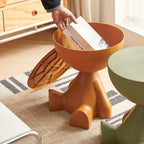 Modern Round Matte Coffee Table - Side Table & Nightstand