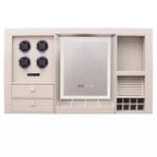 Intelligent voice electric lifting hidden mirror dresser bedroom makeup table integrated combination watch shaker jewelry storag