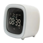 Cartoon Rabbit Deer Ear Alarm Clock Rechargeable Digital Display LED Nigh Light Table Clock Wall Clock Living Room LED Clock