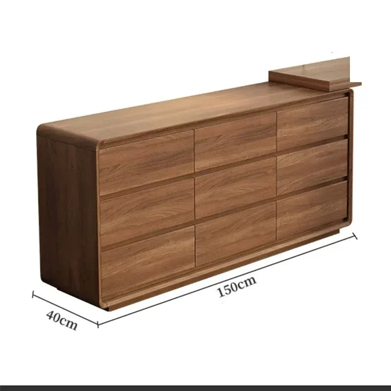 Desk Organizer Bedroom Dressing Table Mirror Bedside Modern Wood Makeup Table Storage Nordic Vanitys Para Maquillaje Furniture