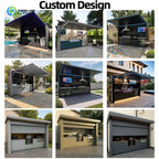 Customized Outdoor Kitchen Island Cabinet Stainless Steel Waterproof Custom Built In BBQ Grill Pizza Oven For Backyard Garden