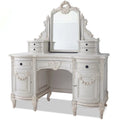 European and American French solid wood carving flower dresser, American dressing table, Mediterranean bedroom solid wood furnit