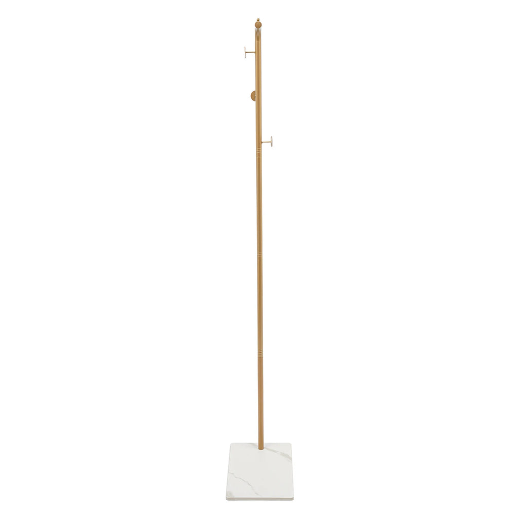 L-shape Freestanding Coat Rack Wear-Resistant Large Capacity Clothes Hanger with Sturdy Base for Hallways/Living Rooms