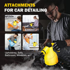220V Handheld High Temperature Steam Cleaner Sterilization Pressure Jet Washer Machine For Air Conditioning Kitchen Car Cleaning