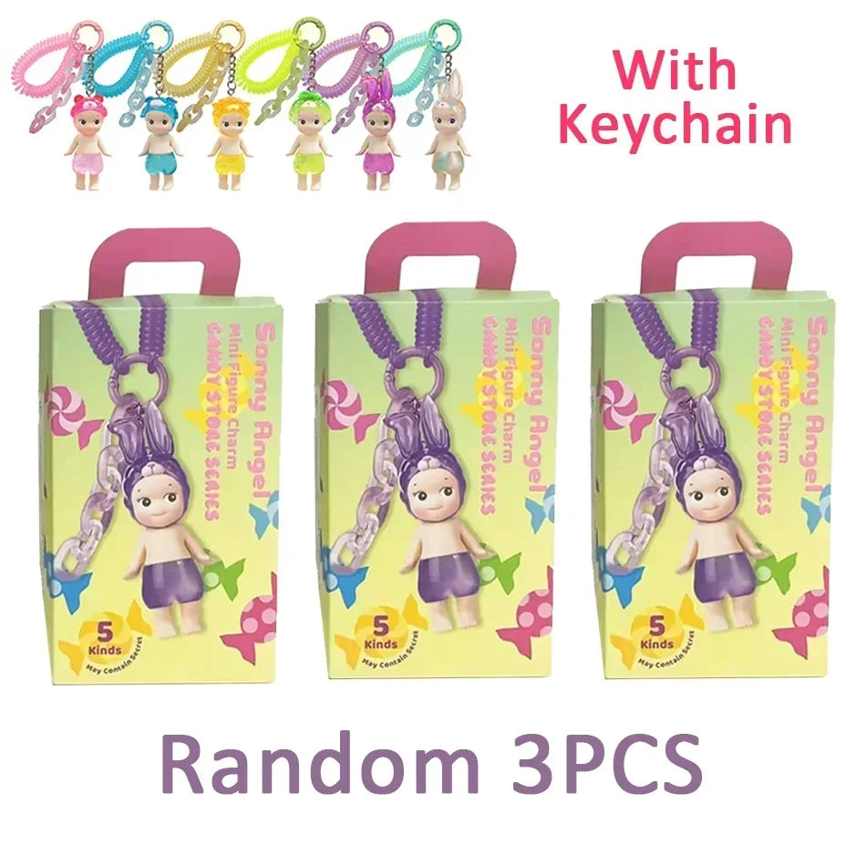 1-6PCS Angel Girl Candy House Series Blind Box Set Doll Trendy Play Keychain Pendant Gift Family and Friends Small Gifts