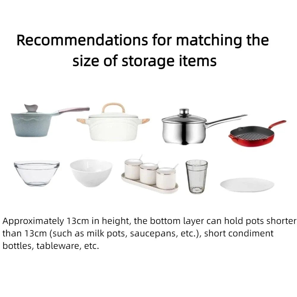Plastic Retractable Kitchen Shelf Non-slip Space Saving Dish Shelf Minimalist Adjustable Seasoning Bottle Storage Rack Wardrobe