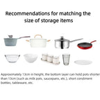 Plastic Retractable Kitchen Shelf Non-slip Space Saving Dish Shelf Minimalist Adjustable Seasoning Bottle Storage Rack Wardrobe