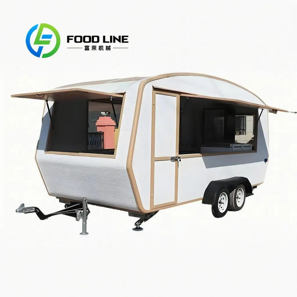 Mobile Food Trailer Kitchen for Outdoor Camping Fast Food Snack Hotdog Vending Alien Dining Car Customized Kitchen Supplies