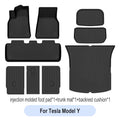 For Tesla Floor Mats Model Y Model 3 2024 Left Rudder Luggage Mat TPE waterproof Anti-Slip Set Floor Liner Mat