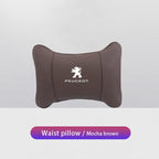 1Pcs Car Seat Headrest Lumbar Support Accessory For Peugeot 301 307 207 206 208 308 508 107 408 607 205 406 106 807 4008 108 407