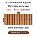 Solid Wood Wall Coat Racks Electric Meter Box Occlusion Clothes Racks for Wall Clothes Luxury Coats Hanger for Living Room