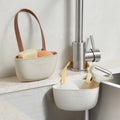 Kitchen Sink Rack Hanging Drain Basket Soap Sponge Holder Adjustable Drain Rack Faucet Drainage Hanging Basket Storage Organizer