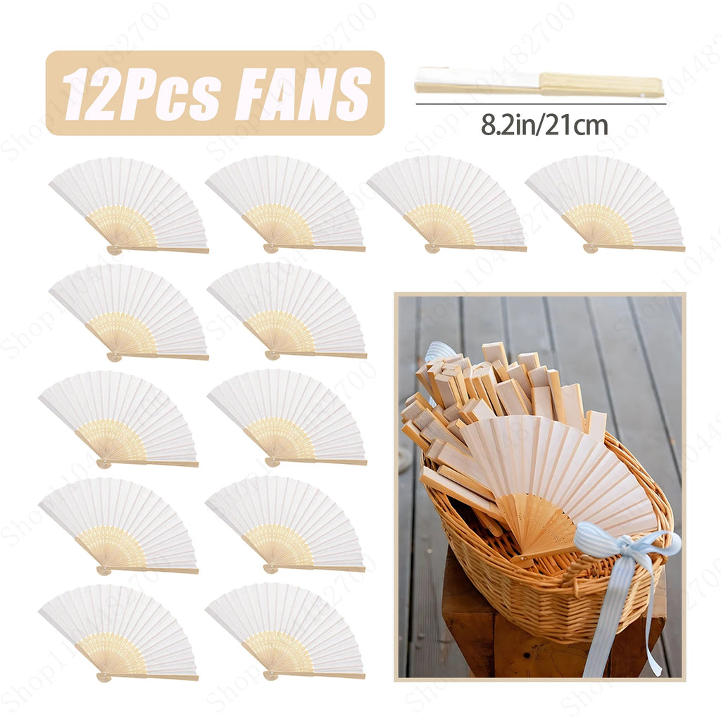 6-120Pcs 33inch Paper Umbrellas for Wedding Guest White Paper Parasol Umbrellas for Guests Wedding Photography Props with Fans