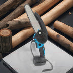 Mini Chainsaw Compact 6-inch Handheld Electric Log Cutting Tool for Woodworking Camping Yard Cleanup For Makita 18V Battery Pin