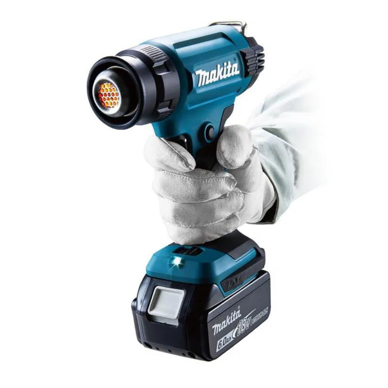 Makita DHG181 Heat Gun Rechargeable 18V Lithium Hot Air Gun High Power Wireless Film Plastic Welding Shrink Baking Gun 550°C
