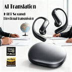 AI Translation Earbuds Wireless Bluetooth HD Sound Headphones Noise cancelling Translation earphone for Travel Business Learning