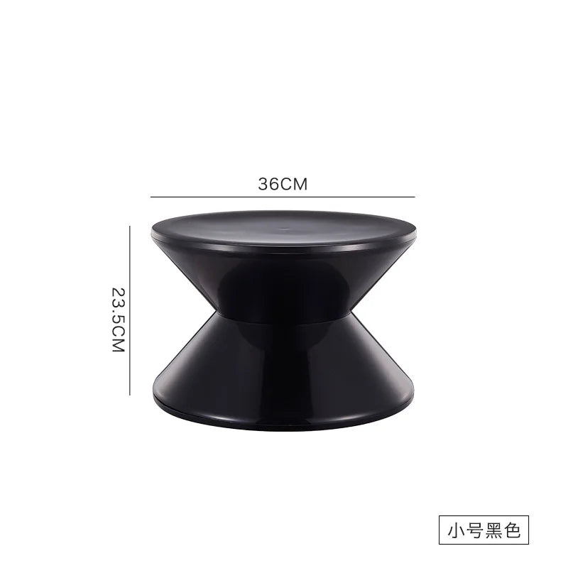 K-star Nordic Style Shoe Changing Stool Home Art Small Bench Simple Children Plastic Low Stool Creative Round Stool Hot 2024