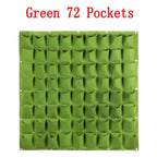 Black Green Wall Hanging Planting Bags Flower Pot Grow Bag Garden Planter Vertical Suculentas Plant Pot Home Decor Accessories