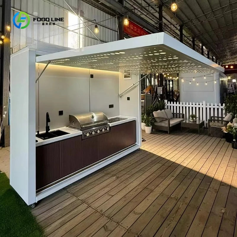 Outdoor Kitchen Base Cabinets Grill With Fridge Outside Kitchen Bbq Grill Set Island Outdoor Kitchen Grill  Customized