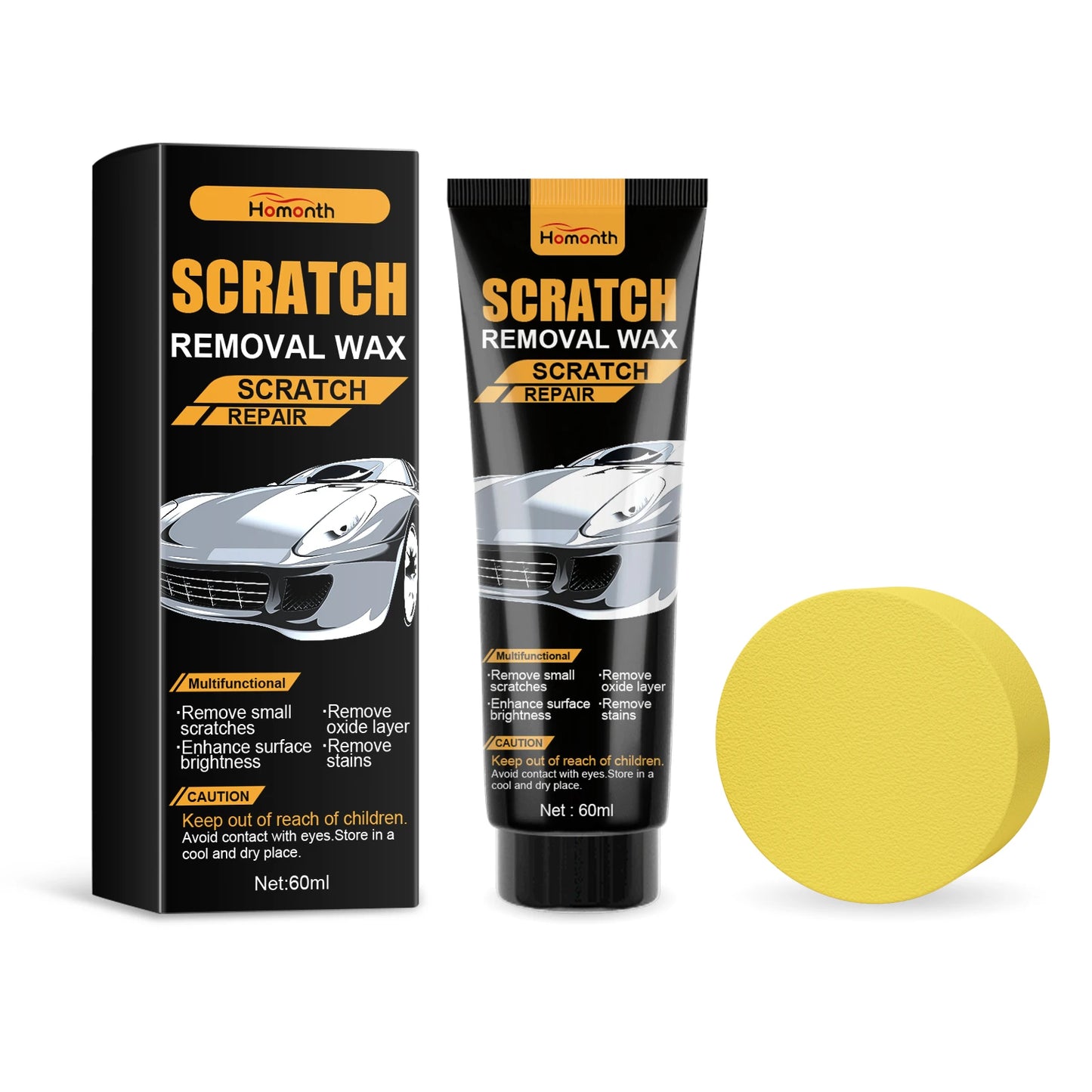 Wholesale Car Scratch Removal Wax 60ml - Fine Paint Mark Polish & Repair Cream | AlluCanFind