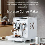 CAFOVO E130 E61 Dual Boiler Commercial Espresso Machine with Flow Control PID Espresso Maker OPV Adjustable Extraction Pressure