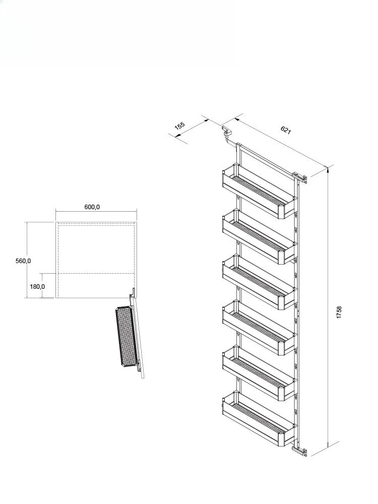 Top solid kitchen cabinet corner  storage basket large capacity