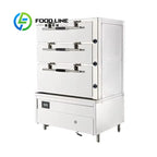 Natural Gas Steam Cooking Pot Cabinet Stainless Steel Kitchen Equipment  for Food Heating