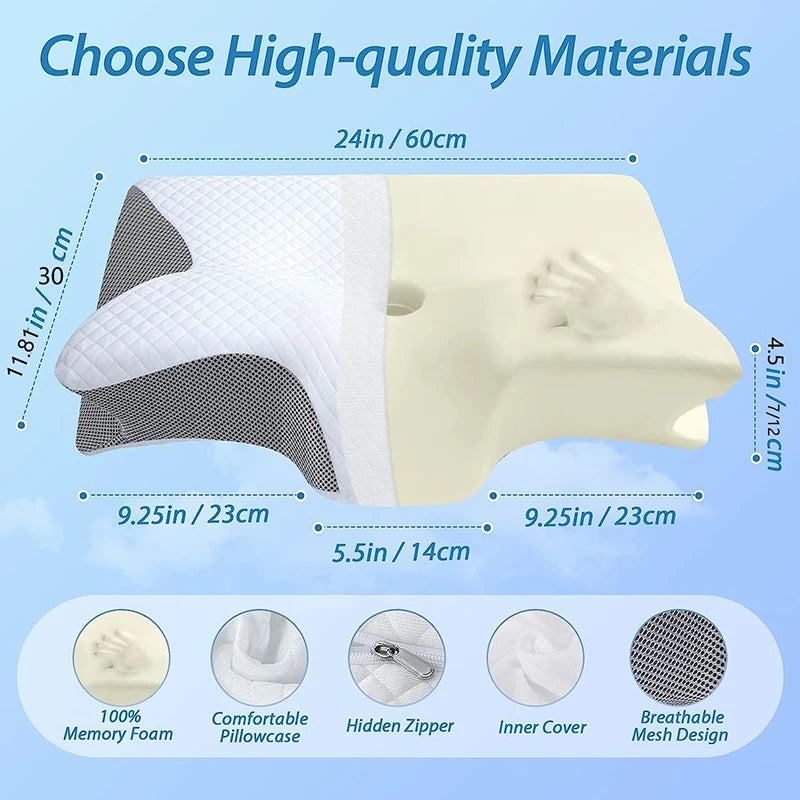 Ergonomic Memory Foam Pillow