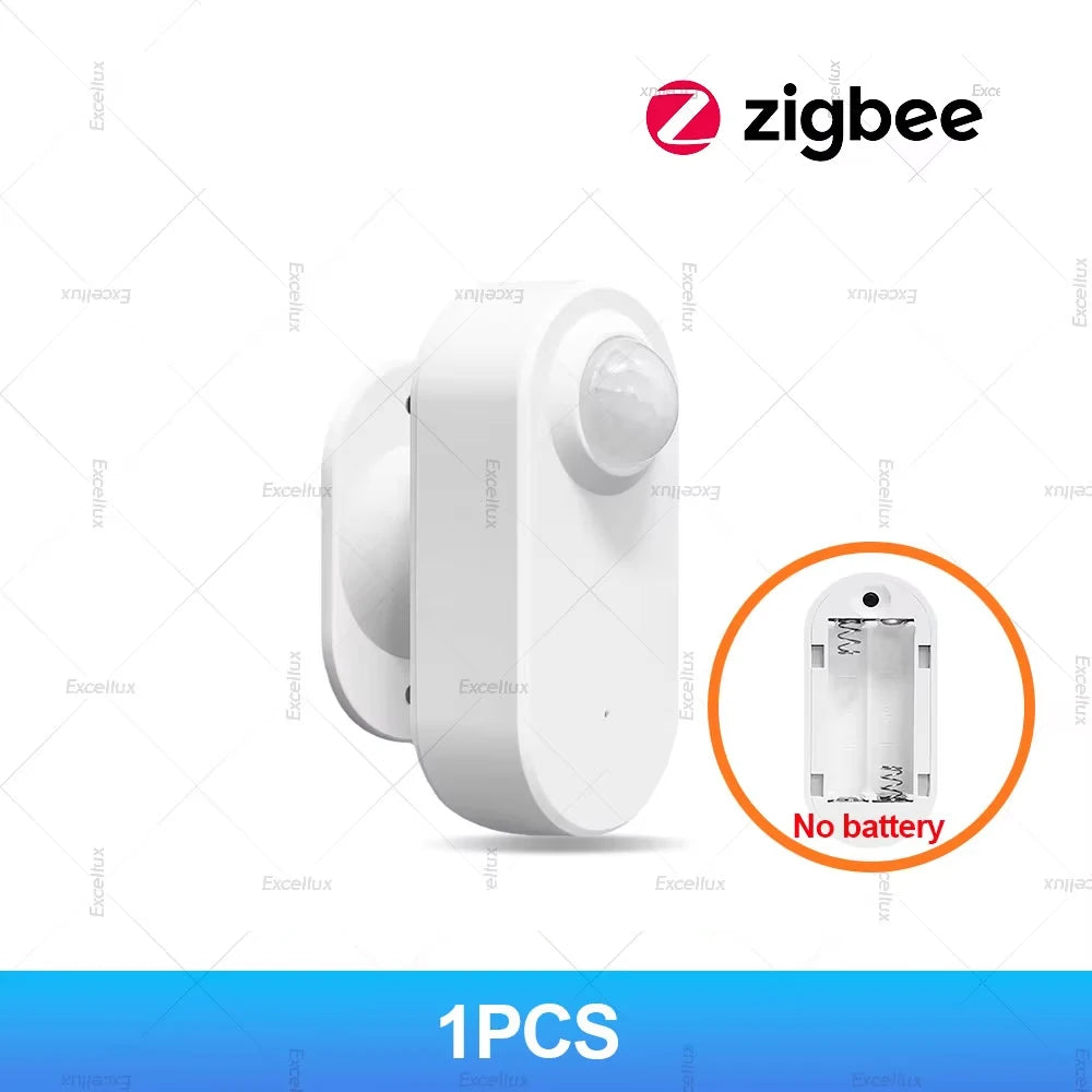 24G Zigbee Human Presence Sensor MmWave Radar Detector With PIR Motion Luminance Sensor,Smart Home Security Support Zigbee 2MQTT
