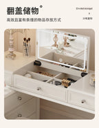 Solid wood dresser chest integrated bedroom cream wind high-end end bed