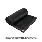 Black Shading Net Anti-UV Sunshade Cloth Outdoor Swimming Pool Cover Sunshade Mesh Garden Plants Balcony Patio Car Canvas Awning