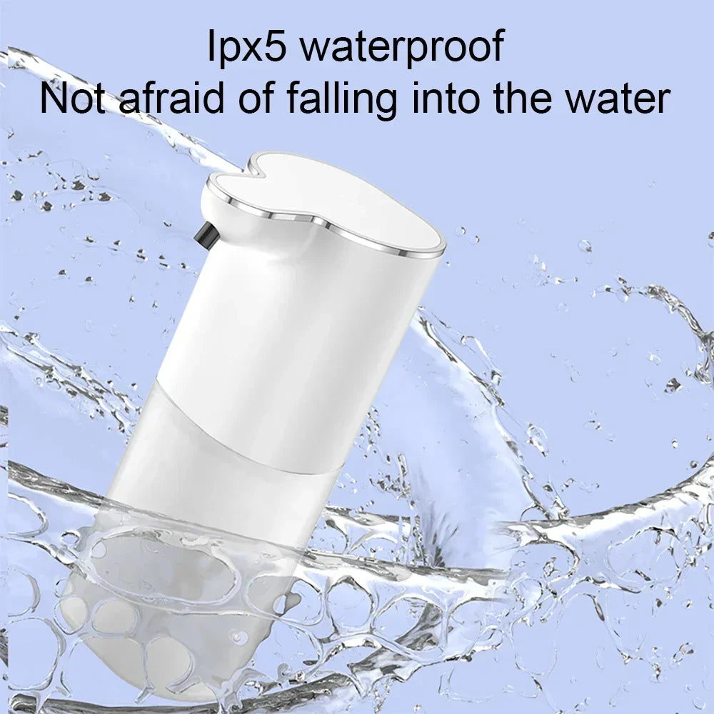 Automatic Soap Dispenser Touchless Foaming Soap Pump 400ml USB Rechargeable  Electric Wall Mounted 4 Levels for Bathroom Kitchen