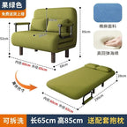 Modern folding sofa bed apartment small apartment simple single and double folding sofa with armrest