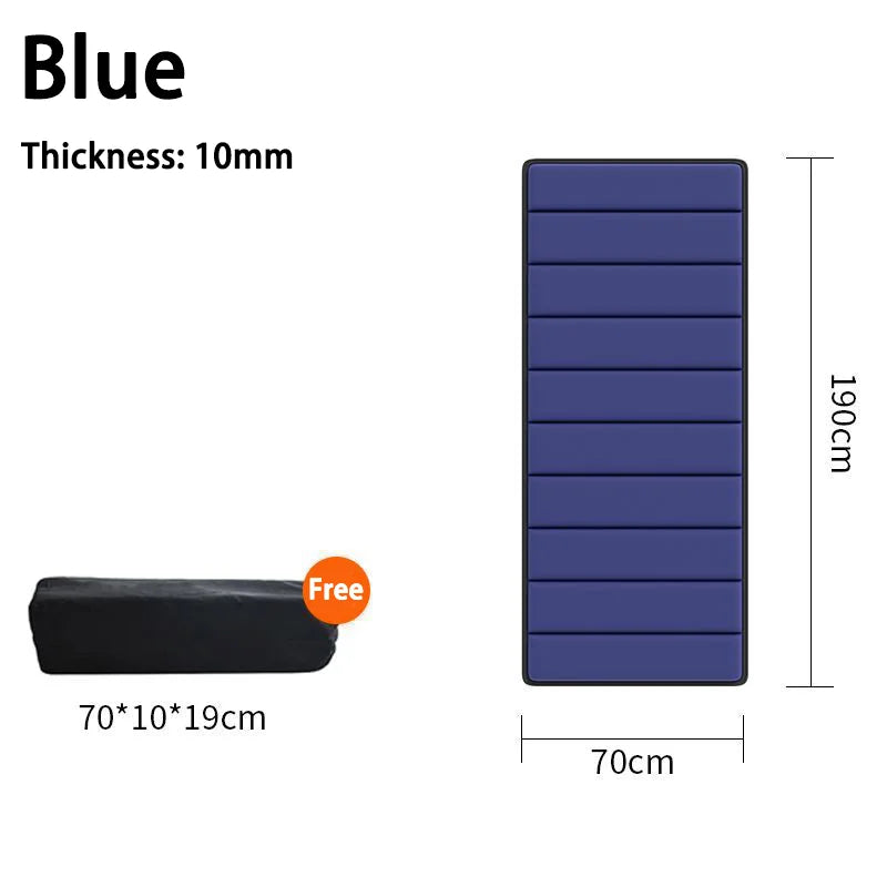 Non-inflatable  Car Travel Bed Outdoor Camping Folding Bed Portable SUV Mattress Universal Travel Mattress