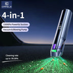 Cafele 15000Pa Wireless Vacuum Cleaner Portable Air Pump Vacuum Sealer Powerful Air Blower 4-in-1 For Car Home Office PC Clean