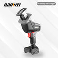 NANWEI Brushless Reciprocating Saw Power Tool Reciprocating Saw Metal Cutting Wood Cutting Tool Electric Drill Accessory