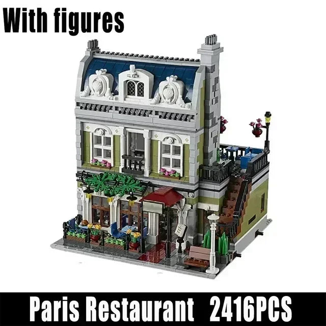 Creator Expert Pet Book Shop Town Hall Downtown Diner Modular Brick Bank Cafe Corner Toys Parisian Set | AlluCanFind