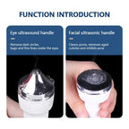 3 IN 1 Ultrasound Beauty Machine Ultrasonic Face Lifting Eye Massage Beauty Device Skin Care Pores Cleansing Facial SPA Massager