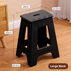 Compact Folding Stool, 11 Inch Adult Climbing Stool, Weight Capacity Up to 330 lbs, Lightweight Stool, Non-Slip Folding Climbing