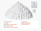 SucceBuy Pool Filter Balls 1.5 lbs-4.6 lbs Reusable Blue/White Polyester Fiber Filter Media with Wash Bag for Pool Aquarium Tank