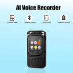 Vandlion V78 AI Voice Recorder Real-Time Translation Voice To Text Blue Tooth Connect Touchable Screen 79H Long Time Recorder